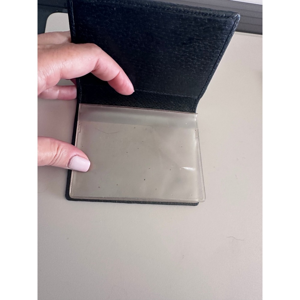 Vintage Gucci Accessory Collection Navy GG Supreme Monogram Card Holder Wallet - Picture 9 of 11